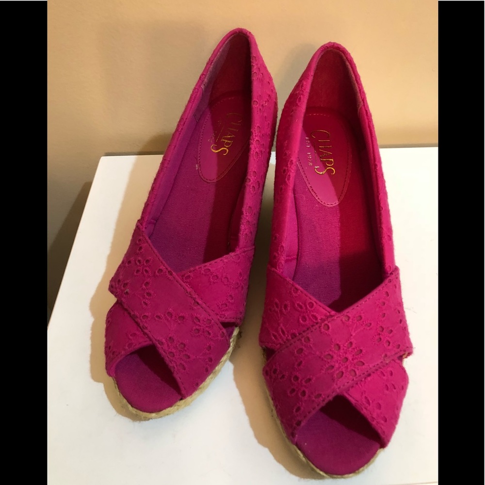New without tags Chaps Wedges